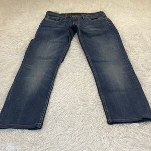 Levi's Men's Bootcut Jeans in Blue DENIM SIZE 30X 29. HAVE BEEN HEMMED TO 29